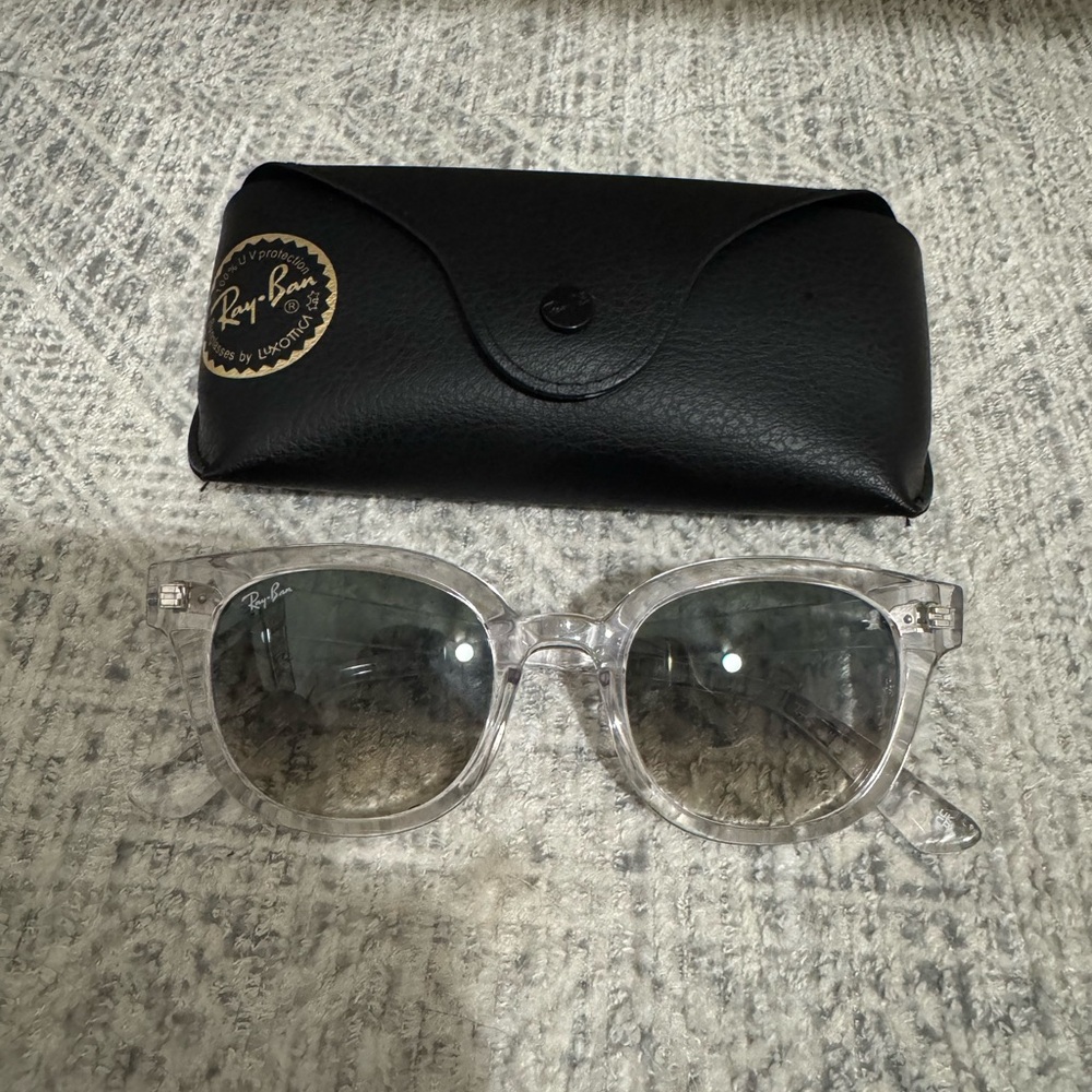 Ray-Ban Transparent Frame Sunglasses - Never Worn